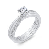 14 Kt White Gold Promezza Bridal Engagement Ring