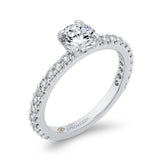 14 Kt White Gold Promezza Bridal Engagement Ring