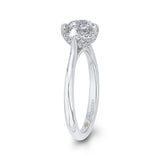 14 Kt White Gold Promezza Bridal Engagement Ring