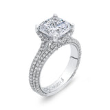 18 Kt White Gold Carizza Boutique Bridal Engagement Ring