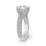 18 Kt White Gold Carizza Boutique Bridal Engagement Ring