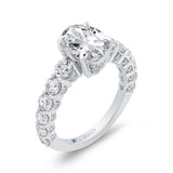 14 Kt White Gold Carizza Bridal Engagement Ring