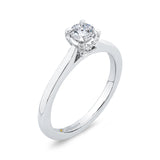 14 Kt White Gold Promezza Bridal Engagement Ring