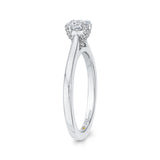 14 Kt White Gold Promezza Bridal Engagement Ring