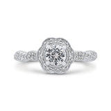 14 Kt White Gold Promezza Bridal Engagement Ring