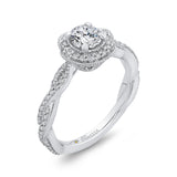 14 Kt White Gold Promezza Bridal Engagement Ring