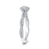 14 Kt White Gold Promezza Bridal Engagement Ring