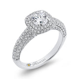 14 Kt White Gold Promezza Bridal Engagement Ring