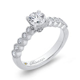 14 Kt White Gold Promezza Bridal Engagement Ring