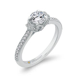 14 Kt White Gold Promezza Bridal Engagement Ring