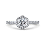 14 Kt White Gold Promezza Bridal Engagement Ring