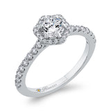 14 Kt White Gold Promezza Bridal Engagement Ring
