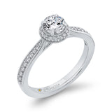 14 Kt White Gold Promezza Bridal Engagement Ring