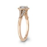 14 Kt Rose Gold Promezza Bridal Engagement Ring