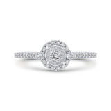 10 Kt White Gold Luminous Ring Ring