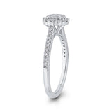 10 Kt White Gold Luminous Ring Ring