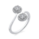 10 Kt White Gold Luminous Ring Ring