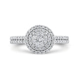 10 Kt White Gold Luminous Ring Ring