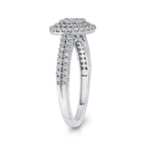 10 Kt White Gold Luminous Ring Ring