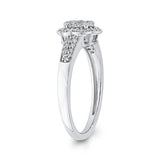 10 Kt White Gold Luminous Ring Ring