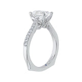 14 Kt White Gold Carizza Bridal Engagement Ring