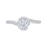14 Kt White Gold Promezza Bridal Engagement Ring