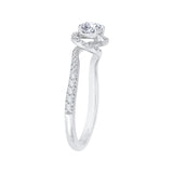 14 Kt White Gold Promezza Bridal Engagement Ring