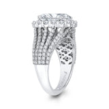 18 Kt White Gold Carizza Boutique Bridal Engagement Ring