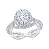 18 Kt White Gold Promezza Bridal Engagement Ring