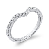 18 Kt White Gold Carizza Boutique Bridal Wedding Band