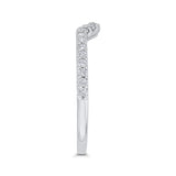 18 Kt White Gold Carizza Boutique Bridal Wedding Band