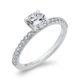 14 Kt White Gold Promezza Bridal Engagement Ring