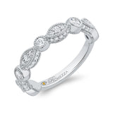 14 Kt White Gold Promezza Bridal Wedding Band