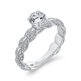 14 Kt White Gold Promezza Bridal Engagement Ring