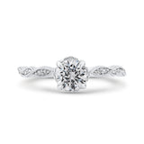 14 Kt White Gold Promezza Bridal Engagement Ring