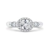 14 Kt White Gold Promezza Bridal Engagement Ring