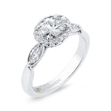 14 Kt White Gold Promezza Bridal Engagement Ring