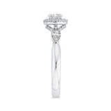 14 Kt White Gold Promezza Bridal Engagement Ring