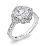 14 Kt White Gold Promezza Ring Engagement Ring