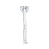 14 Kt White Gold Carizza Bridal Engagement Ring