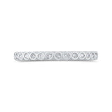 14 Kt White Gold Promezza Bridal Wedding Band