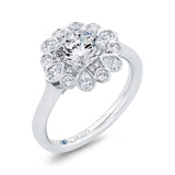 14 Kt White Gold Promezza Bridal Engagement Ring