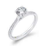 14 Kt White Gold Promezza Bridal Engagement Ring