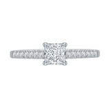 14 Kt White Gold Promezza Bridal Engagement Ring