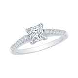 14 Kt White Gold Promezza Bridal Engagement Ring