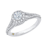 14 Kt White Gold Promezza Bridal Engagement Ring