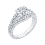 14 Kt White Gold Promezza Bridal Engagement Ring