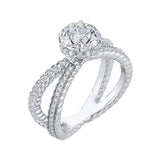 14 Kt White Gold Promezza Bridal Engagement Ring