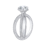 14 Kt White Gold Promezza Bridal Engagement Ring