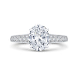 18 Kt White Gold Carizza Boutique Bridal Engagement Ring